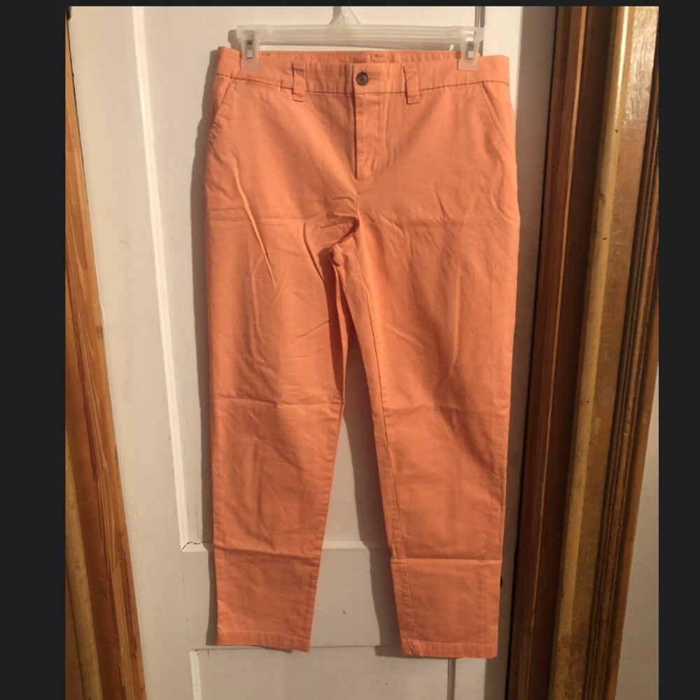 Khaki Peach Chino Broken-In Straight Leg Pants